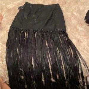 Fringed brand new skirt